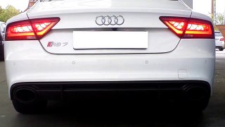 Audi RS7 Sportback Acceleration, Start up and Exhaust Sound & Drift