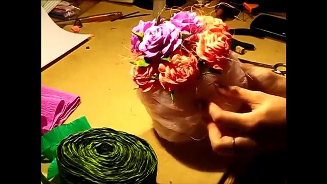 DIY Róże metodą cukierkową / Roses with candy technique ( ENG Annotations) Na szybko #18