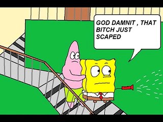 Spongebob in PARANORMAL ACTIVITY 2