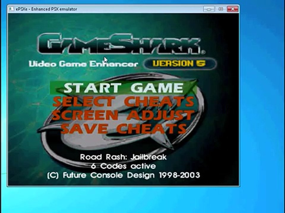 How to use Gameshark and Codebreaker on PSX Emulator