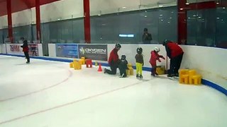 preschool skating class - snowball