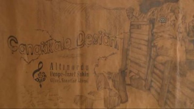 19 Metre 15 Santimetrelik Çanakkale Destanı Resmi