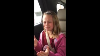 When a 9 year old girl finds out shes meeting Donald Trump in person!