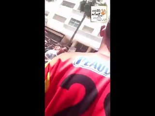 حصري/ لحظة الإعتداء و اعتقال معاد الحاقد في مباراة الرجاء البيضاوي