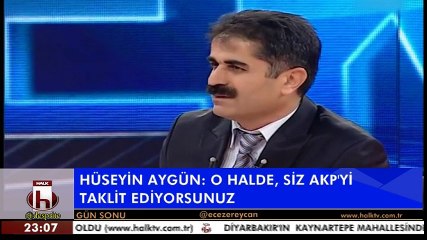 hüseyin aygün'den cemil bayık'a üç soru 15.03.2016 @ecezereycan #halktv