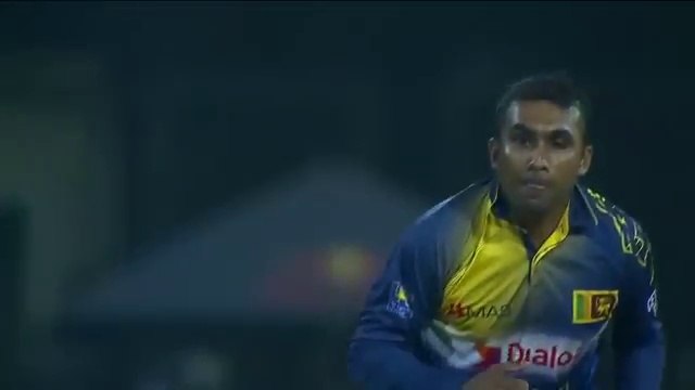 Stumped Kumar Sangakkara bowled Mahela Jayawardene