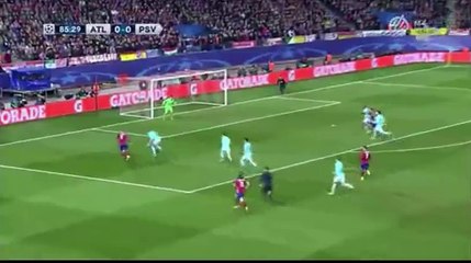 Fernando Torres Super Chance agains PSV Eindhoven 15.03.2016