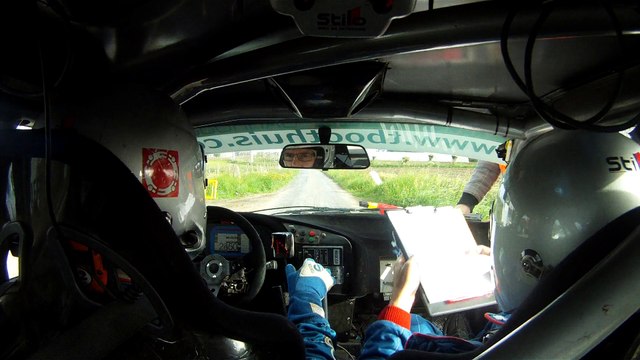 2014 TBR rally Maertens - Bruynooghe onboard KP1 Moorslede a