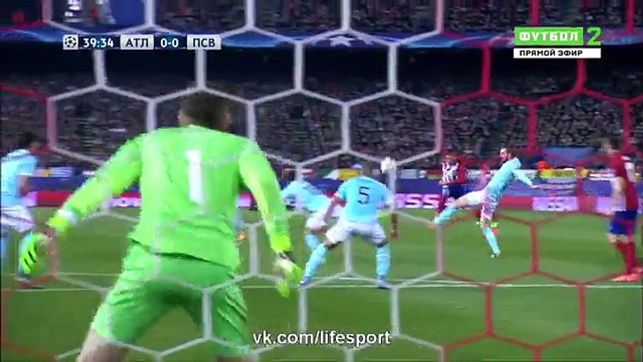 90 minutes Atl . Madrid 0 - 0 PSV   highlights - Champions League - 15.03.2016