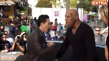 Ip Man 
n Mike Tyson in Hollywood  Biggest Boxers