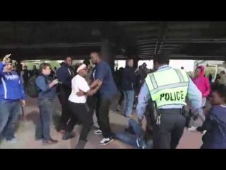 Football Sports NEWS: Rams fans and Ferguson protesters Clash (2014 HD)