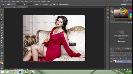 Lecture 3 crop tool in adobe photoshop CC in urdu hindi