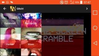 Tutorial Como Fazer o Efeito Glitch Pelo Android/IOS