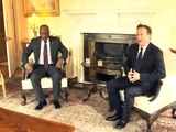 President Mahama meets British PM David Cameron