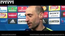 Manchester City 0-0 Dynamo Kyiv (3-1 Agg) - Pablo Zabaleta Post Match Interview