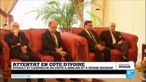 Visite de ministres français et de présidents africains après l'attaque en Côte d'ivoire