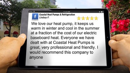 Coastal Heat Pumps & Refrigeration SaanichtonGreatFive Star Review by Lindsey P.