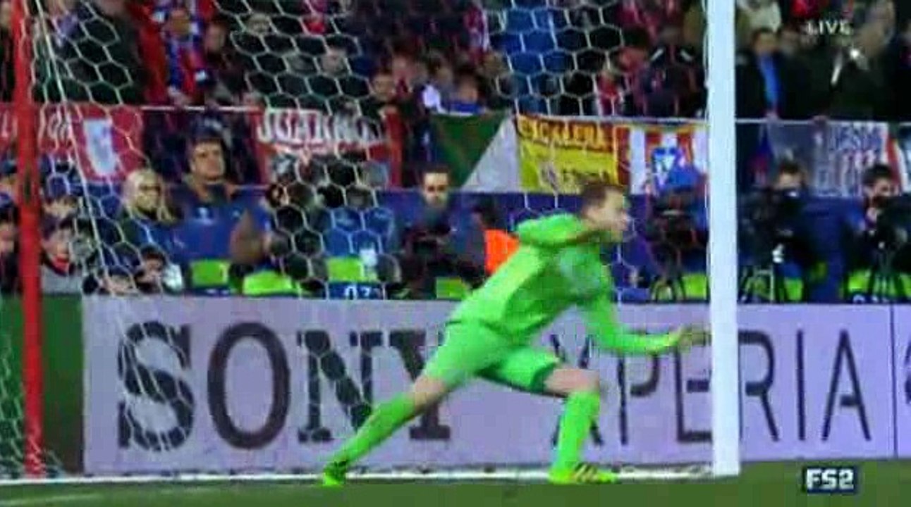 Atletico Madrid 0 - 0 ( 8 - 7 ) PSV Penalty Shootouts goals and highlights Champions League 15-3-2016
