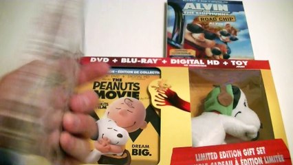 Présentation (unboxing) Fargo Year Two, The Peanuts Movie et Alvin and the Chipmunks The Road Chip