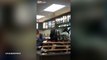 Furious McDonald's employee punches his manager in front of stunned customers