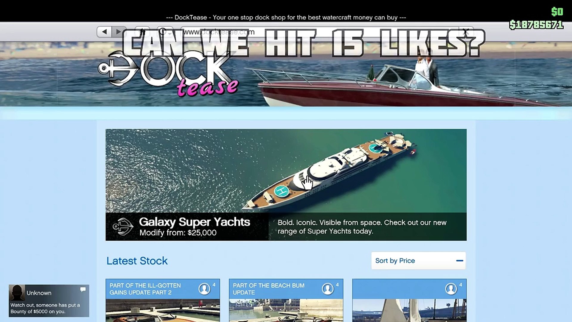 Gta 5 Online Buy The Yacht For Only 25 000 Xbox 360 Xb1 Ps3 Ps4 Pc Video Dailymotion