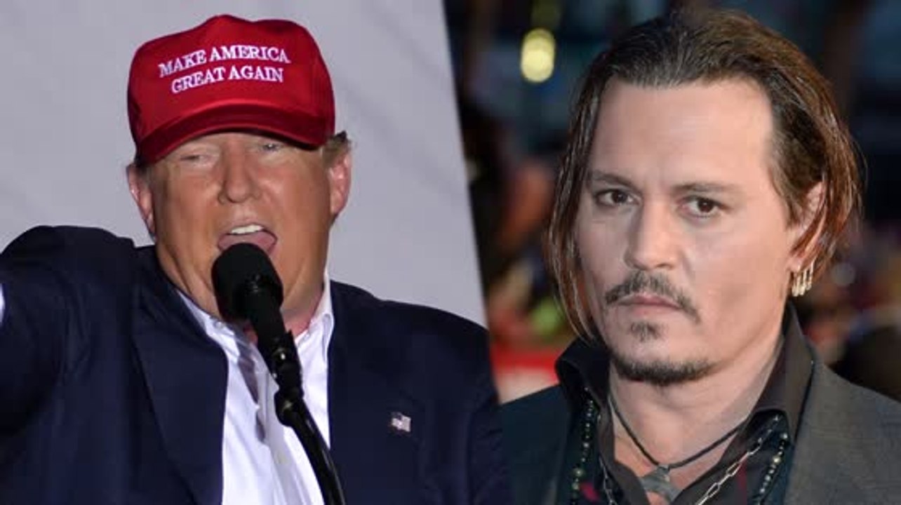 Johnny Depp bezeichnet Donald Trump als 'Balg'