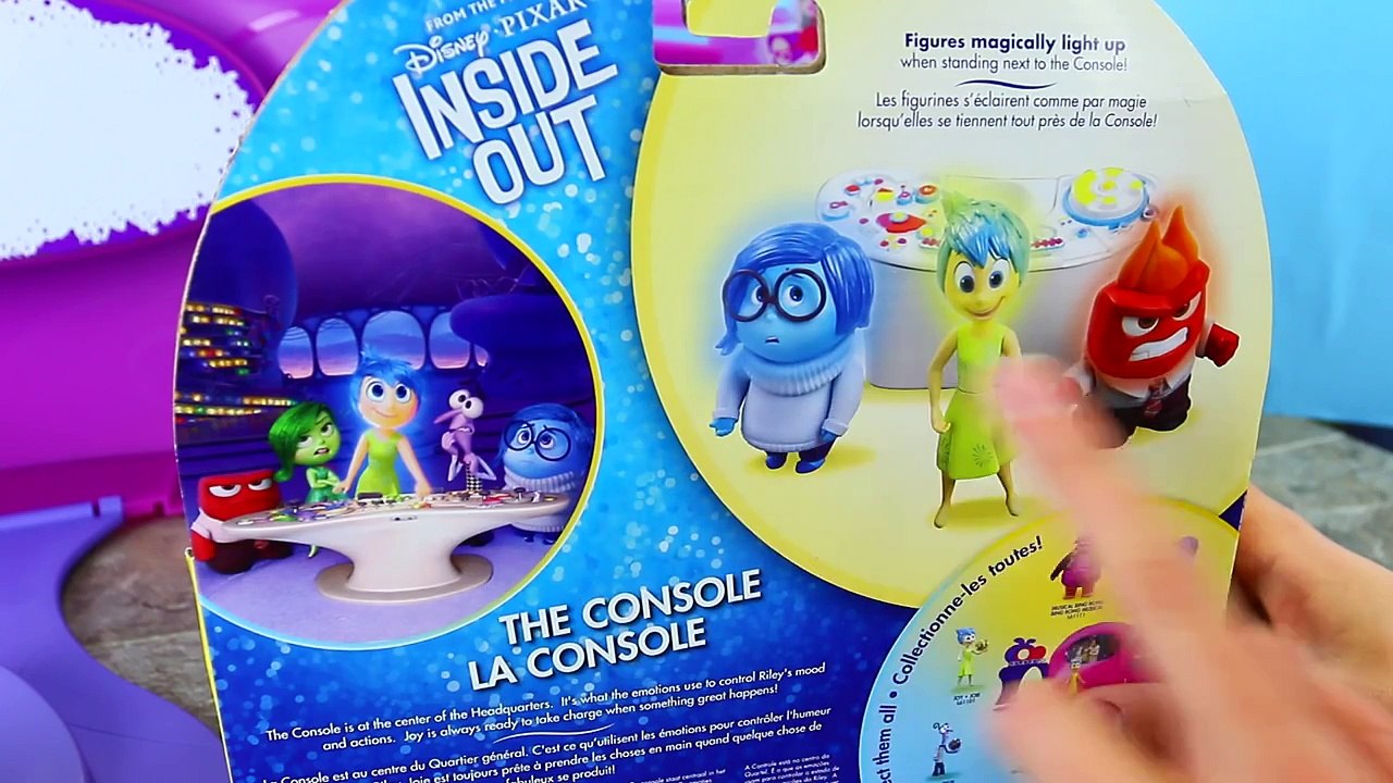 NEW INSIDE OUT TOYS From The Disney Pixar Summer Movie + Console & Joy, Sadness, Anger