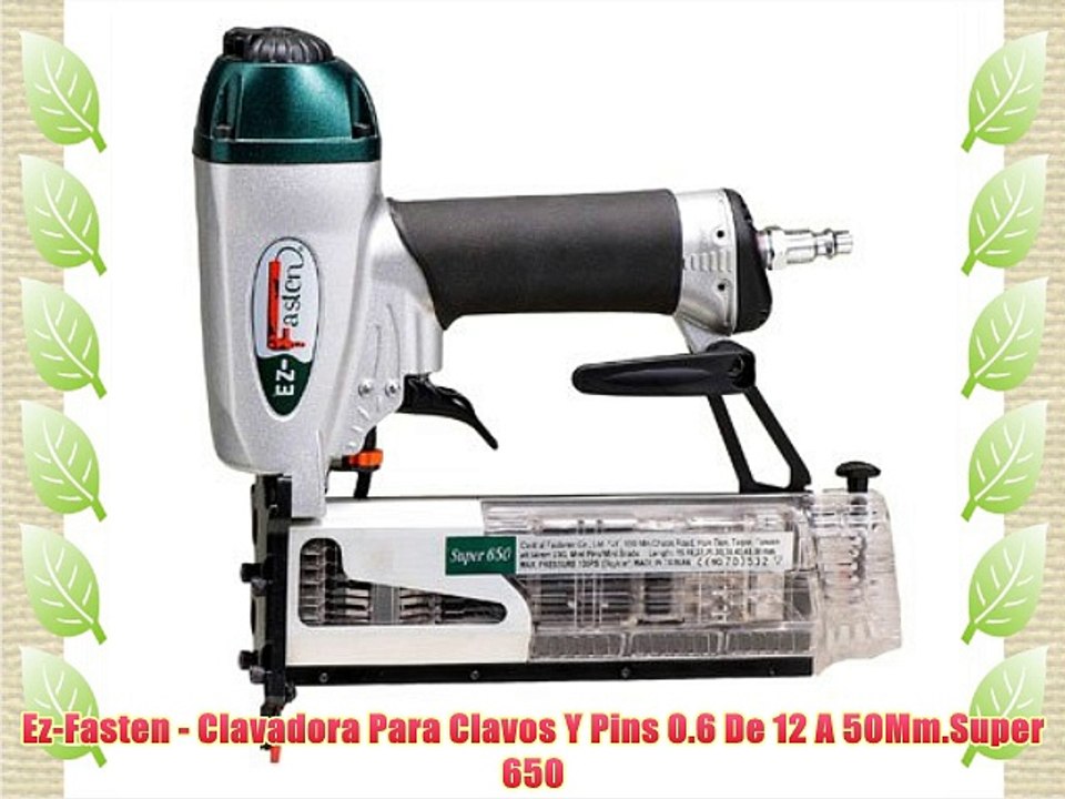 Ez-Fasten - Clavadora Para Clavos Y Pins 0.6 De 12 A 50Mm.Super 650