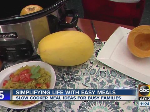 Spaghetti squash in the crock pot? Jenn Bare says it works!