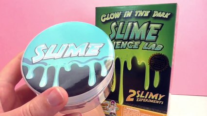 Matière visqueuse bleue qui brille dans le noir ! | Slime Labor pour enfants | Démo