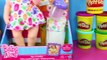 Baby Alive Sips n Cuddles Newborn Baby Doll Gets Play Doh Hair & Sticker Bottle DisneyCar