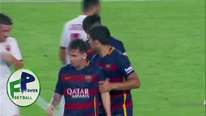 Messi FIGHT with Yanga-Mbiwa on Friendly match (BAR-ROM)