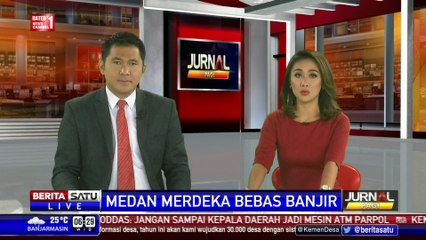 Jalan Medan Merdeka Bebas Banjir Usai Pembersihan Gorong-Gorong