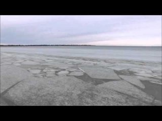 Drone Footage Shows Ice Pack Breaking Up on Lake Simcoe