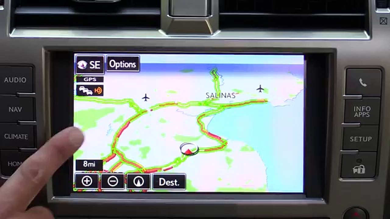 Sử dụng thông tin giải trí Lexus Enform trên GX 460 2014