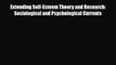 [PDF] Extending Self-Esteem Theory and Research: Sociological and Psychological Currents [PDF]