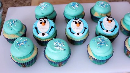 How To Make Disneys Frozen Cupcakes