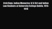Download Irish Days Indian Memories: V. V. Giri and Indian Law Students at University College