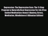 Read Depression: The Depression Cure: The 11-Step Program to Naturally Beat Depression For