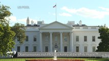 Obama receives Irish PM Enda Kenny at White House