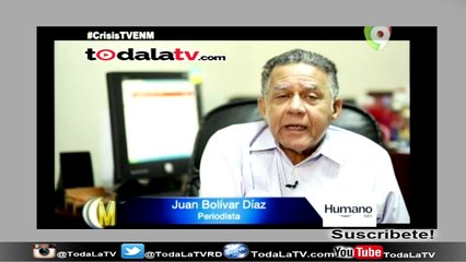 JUAN BOLIVAR DIAZ DICE:  " HAY UN SICARIATO DE LA PALABRA EN EL PAIS" - ESTA NOCHE MARIASELA - VIDEO