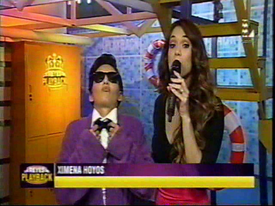 Ximena Hoyos en Segunda Fecha de Los Reyes del Play Back logra ser la Reina del Play Back