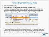 Transaction PFCG (Transporting and Distributing Roles) Part 5 _ SAP