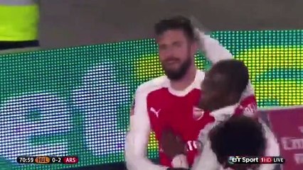 Hull City 0-4 Arsenal ( In the rematch FA Cup Round 5)