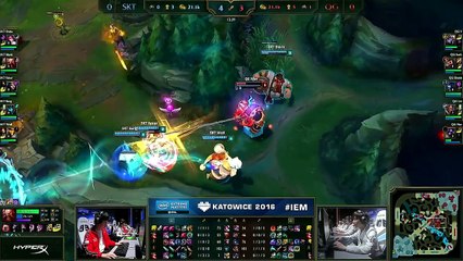 SKT vs QG | Highlights IEM Katowice 2016 World Championship Season 6 SK Telecom T1 v Qiao
