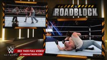 WWE Network- Brock Lesnar vs. Bray Wyatt & Luke Harper - 2-on-1 Handicap Match- WWE Roadblock 2016