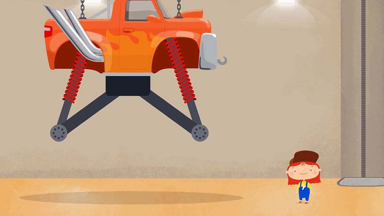 CAR  DOCTOR! Kid's Car Cartoons - CAR & TOW TRUCK - Doc McWheelie's Garage! (мультфильм на английском