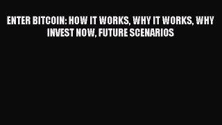 Download ENTER BITCOIN: HOW IT WORKS WHY IT WORKS WHY INVEST NOW FUTURE SCENARIOS PDF Online