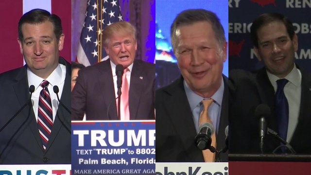 Trump, Cruz and Kasich look ahead as Rubio bows out