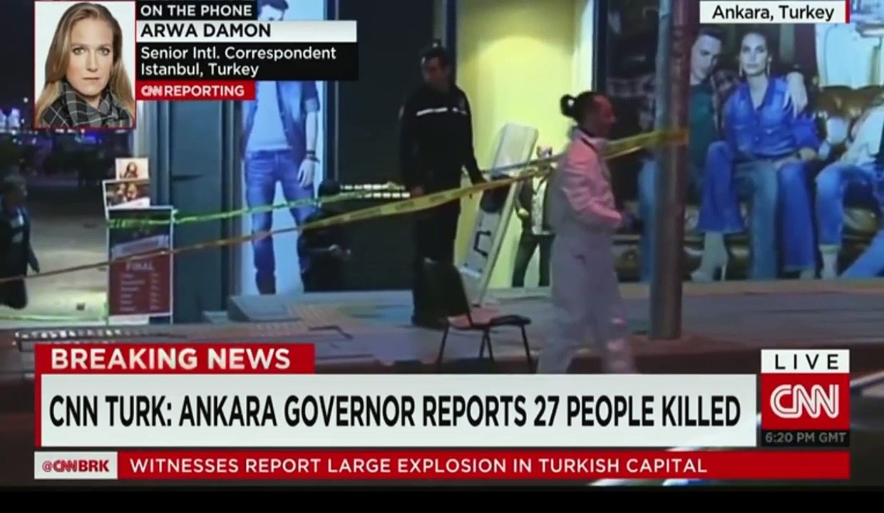 ISIS/ISIL .Blast in Turkish capital kills at least 27.Explosion,Dozens.